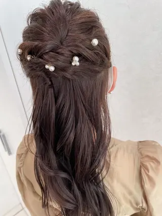 ロング ヘアアレンジ crop es 茅ヶ崎所属・ヘアセット/髪質改善 🌿 長 若奈のヘアスタイル