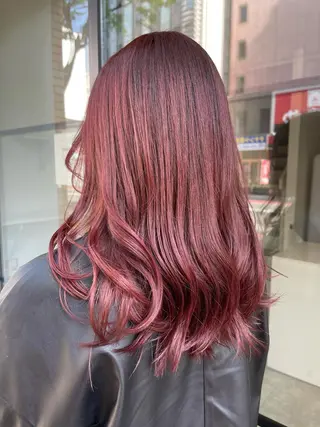 セミロング 園田 渉 ◤SHIKIO◢のヘアスタイル