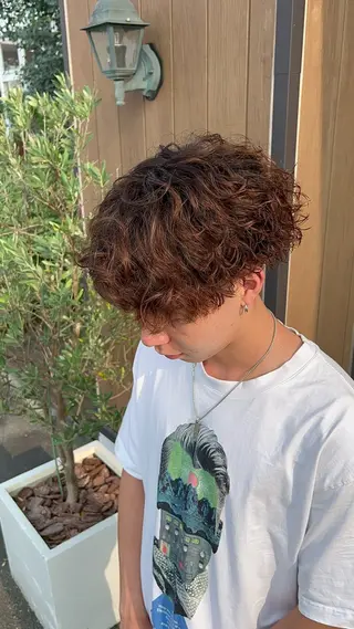 パーマ メンズ BLEACHi江俣店 齋藤仁夢のヘアスタイル