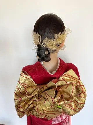 ロング カラー ヘアアレンジ autre所属・大久保 ひでなりのヘアスタイル