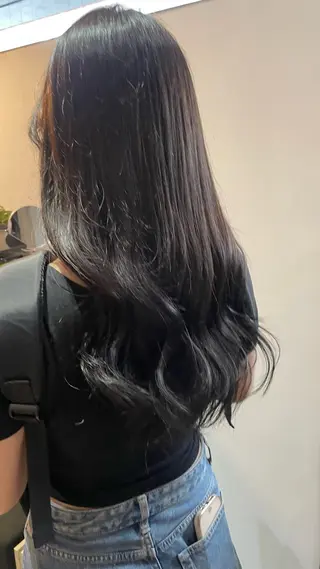 ロング 🖤Keina🖤 大人上品カラー.*˚のヘアスタイル