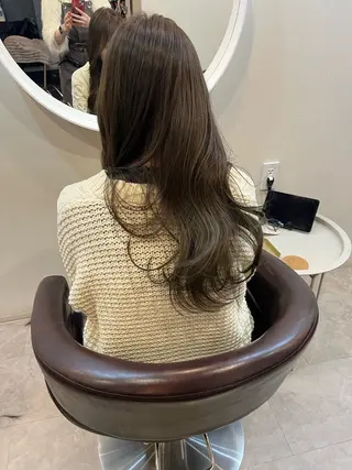 ロング カラー 下石怜子/レイヤー/ 透明感カラーのヘアスタイル