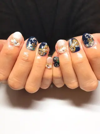 ネイル 木槿所属・吉冨 光恵のネイルデザイン