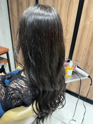 カラー 艶カラー 梨菜💜のヘアスタイル