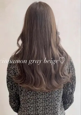 ロング カラー nakahara madokaのヘアスタイル