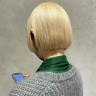 ショート カラー yumemiレイヤー ✴︎ 透明感カラーのヘアスタイル