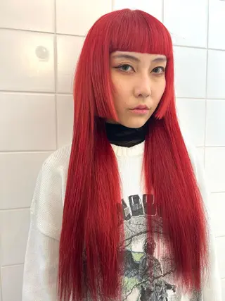 ロング カラー ヘアアレンジ 🧨ブリーチー×ボブ レイヤー💎じゅえるのヘアスタイル