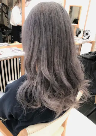 ロング カラー Days 透明感カラーのヘアスタイル
