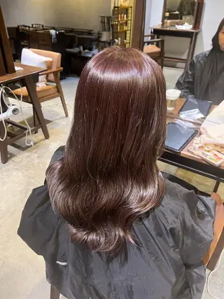 カラー ばんちなつ / ボブ/透明感カラーのヘアスタイル