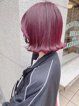 ミディアム カラー 💗💗韓国レイヤー yu-ki💗💗のヘアスタイル