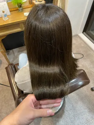 セミロング 美容室amor所属・美髪 透明感カラーSotaのヘアスタイル