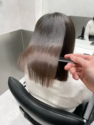 ミディアム 美髪職人あお🦕 髪質改善｜原宿のヘアスタイル