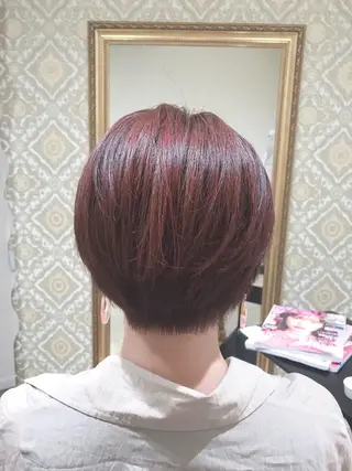 ショート カラー アザマ　ヤスカツ _rosso 川口のヘアスタイル