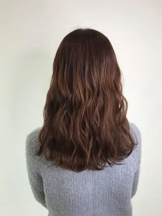 セミロング 澤 幸梨愛のヘアスタイル