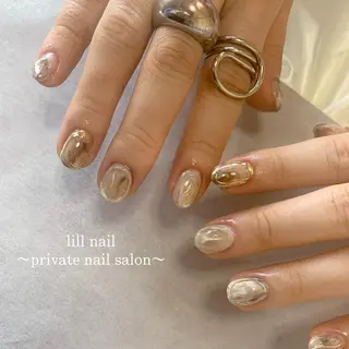 ミディアム pllia beautyのネイルデザイン