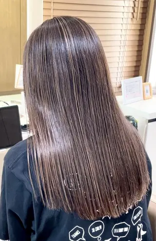 ロング カラー ＡＳＨ 大宮のヘアスタイル