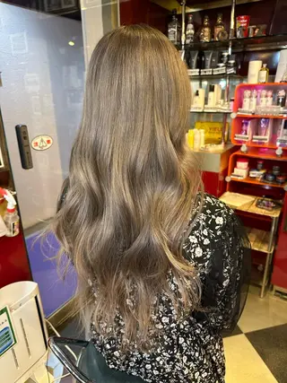 カラー カット/ピンク/ ラベンダー/長谷恵花のヘアスタイル