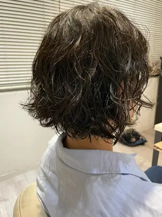 ショート パーマ 木村 美穂のヘアスタイル