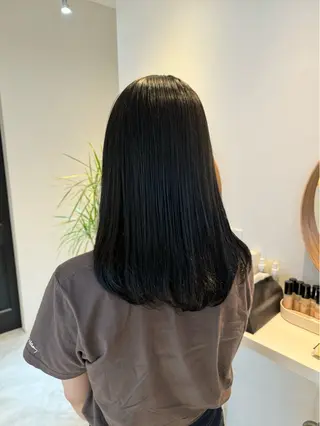 ミディアム カラー 華奈/オリーブ/ ベージュ/抜け感🥣のヘアスタイル