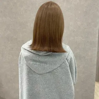 ミディアム カラー はちすか るかのヘアスタイル
