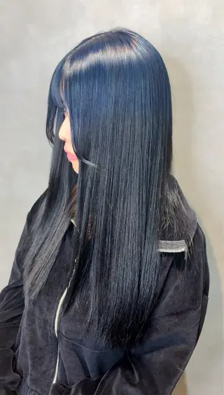 ロング カラー 大西 ひなたのヘアスタイル