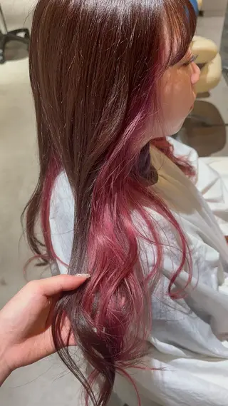 ロング 松本 夢叶のヘアスタイル