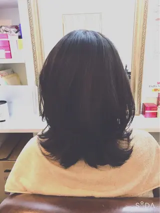 ミディアム 🌈elua yukaのヘアスタイル