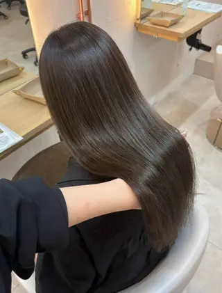 ロング カラー ヘアアレンジ MISAKI🤍 似合わせ透明感カラーのヘアスタイル