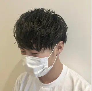 ショート ヘアアレンジ メンズ 美容室sand 横浜のヘアスタイル