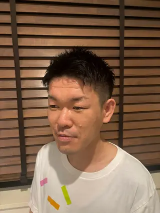 ショート メンズ レイヤーカット/艶髪 /パーマaikoのヘアスタイル