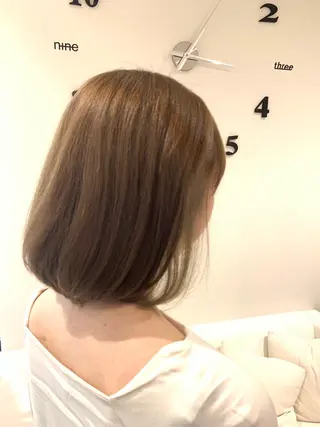 ミディアム カラー 松吉 純平のヘアスタイル