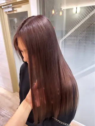 ロング カラー 遠藤 美夢のヘアスタイル