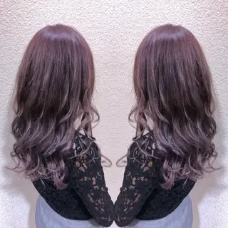 セミロング カラー 髪質改善特化サロン ICONIQ天神店のヘアスタイル