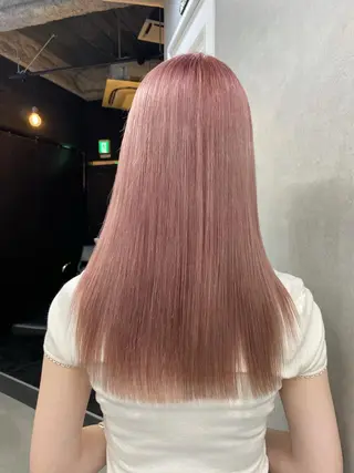 ロング カラー 韓国/ハイトーン/ ボブ🎀MIKU🎀のヘアスタイル