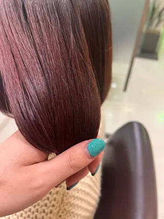 ショート ぷつっとボブ/ちゅる ピンク/mika☆のヘアスタイル