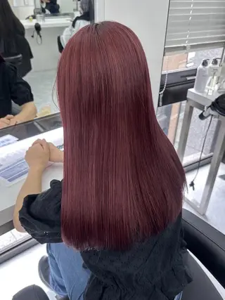 カラー 夏の暖色カラー💞 渋谷FRUITSのヘアスタイル