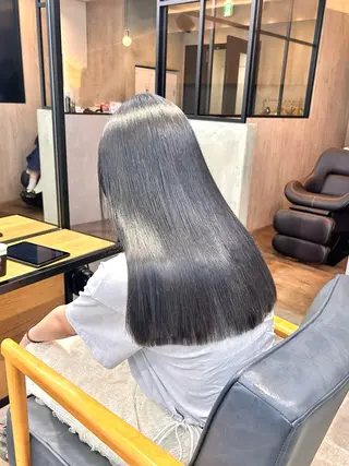 ロング カラー 韓国×髪質改善カラー 💎hinaのヘアスタイル