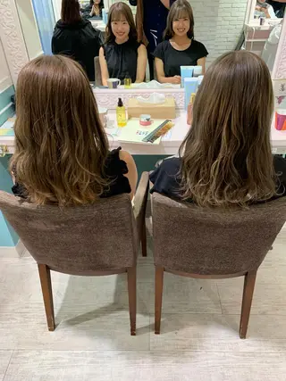 ロング カラー パーマ ヘアアレンジ レイヤー＆カラー 人気美容師倉崎涼のヘアスタイル