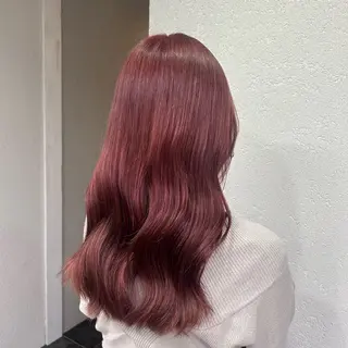 セミロング カラー 💗モテガーリー💗 rumi♡のヘアスタイル