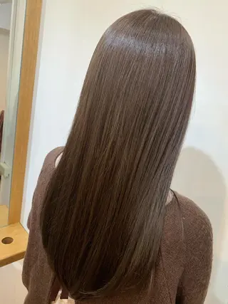 ロング エンドウ ミノリ🤎 /半個室/レイヤーのヘアスタイル