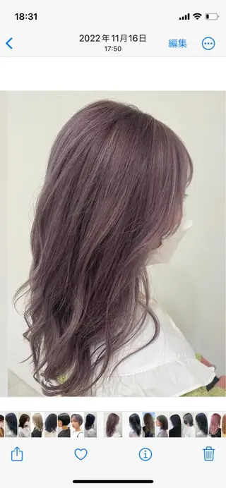 セミロング カラー FRAME spa&hair room博多店【フレーム】所属・髪質改善｜顔周り｜博 多｜川上智也のヘアスタイル