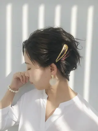 ヘアアレンジ 【銀座】ヘアセット& イメコンSharmeのヘアスタイル