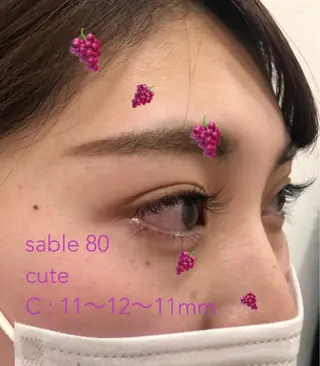 マツエク・マツパ nico所属・nico:) 金井 紗楽のマツエク・マツパデザイン