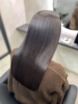 セミロング カラー 新宿/美髪矯正 髪質改善/韓国風山本のヘアスタイル