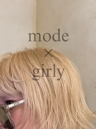 ショート ブリーチ無しW カラー🤎yuzuのヘアスタイル