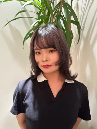 ミディアム hinako 🍒のヘアスタイル