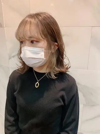 ミディアム カラー youres hair WEST所属・ウルトワ髪質改善 ディレクター/熊倉都のヘアスタイル