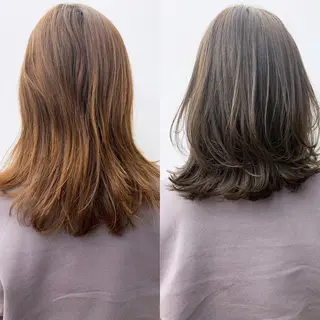 ミディアム カラー ROW吉祥寺✨ 髪質改善TR&スパ✨のヘアスタイル