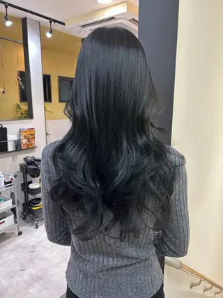 ロング カラー hubhair レイヤー/透明感のヘアスタイル