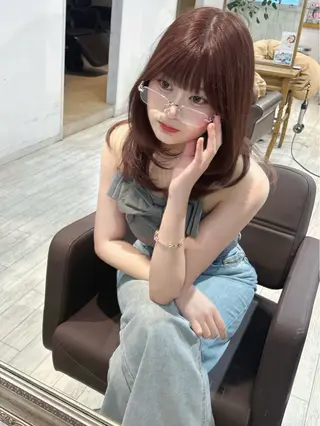 ロング 透明感カラー🫧 🎀美帆のヘアスタイル